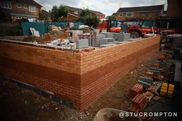 Extension brickwork